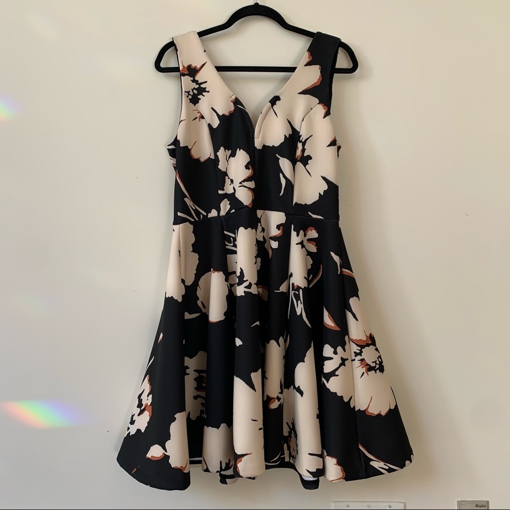 Maeve Anthropologie Size 12 Floral A-Line Stretch Dress